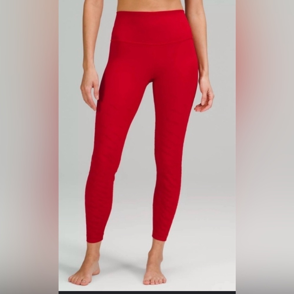 Lululemon Wunder Under High-Rise Tight - Lunar Red
